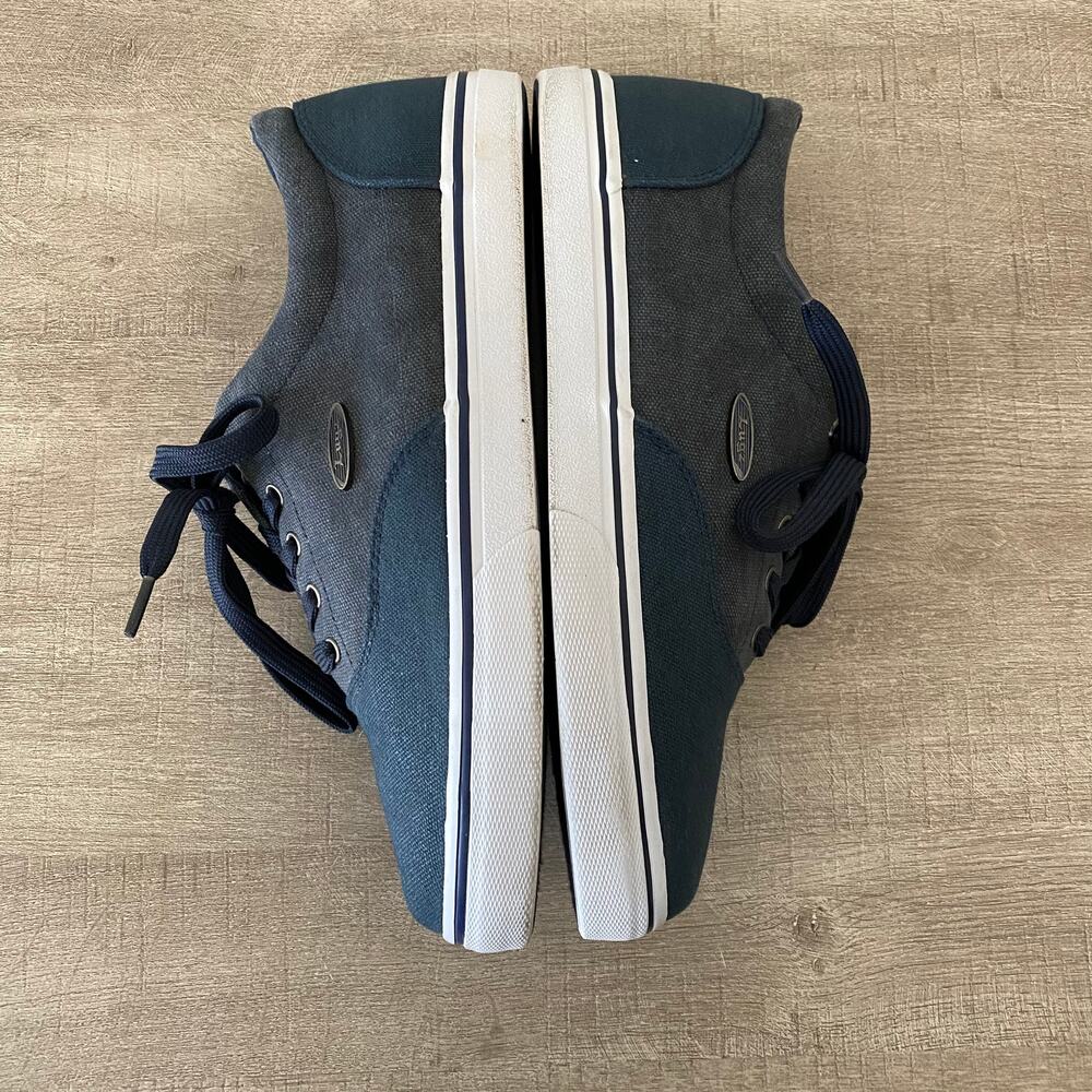 Lugz Mens Vet MM MVETMMC-411 Blue Canvas Low Top Lace Up Sneaker Shoes 10.5 - Picture 6 of 9